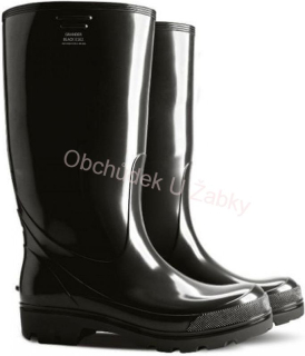 Pánské gumové holínky černé Grander Black 0162
