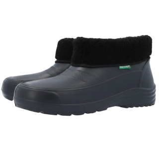 PÁNSKÉ GUMOVÉ NAZOUVÁKY zateplené plné černé Demar BBL3932