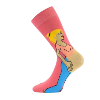 Dámské trendy ponožky Woodoo těhule Fuski Boma
