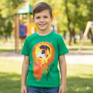 CHLAPECKÉ TRIČKO zelené Kugo GC8601