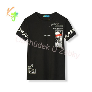 CHLAPECKÉ TRIČKO černé Kugo GC8605