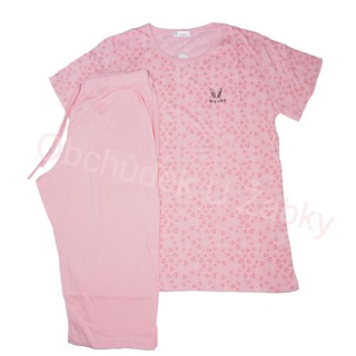 DÁMSKÉ LETNÍ PYŽAMO růžové Valerie DC2433