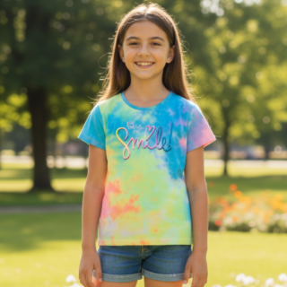 DÍVČÍ TRIČKO funkční modrá/růžová Kugo 2.jakost