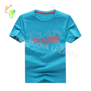 Chlapecké tričko funkční tyrkysové Kugo B2855