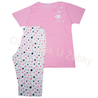 DÁMSKÉ LETNÍ PYŽAMO sv.růžové Valerie DC2431