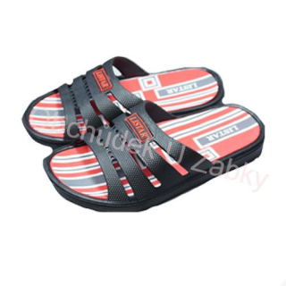 Gumové pantofle dámské, pánské černé Listar 2020B