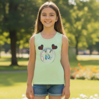 DÍVČÍ TÍLKO zelené Kugo HC0685