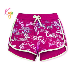 DÍVČÍ ŠORTKY růžové Kugo SD0388