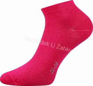 DÁMSKÉ PONOŽKY růžové Fuski Boma Hoho