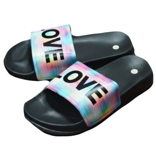 Gumové pantofle dámské černé CAMO 0582