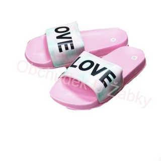 Gumové pantofle dámské růžové CAMO 0582