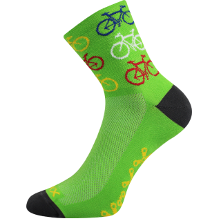 Pánské cyklistické ponožky zelená Ralf Kolo Fuski Boma