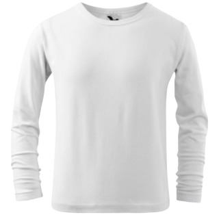 DĚTSKÉ TRIČKO bílé Malfini Fit-T LS