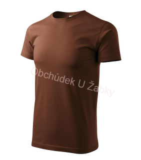 PÁNSKÉ TRIČKO čokoládové Malfini Basic