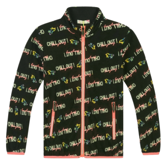 Dívčí mikina černá Kugo HM0668