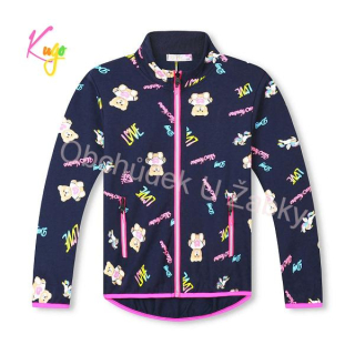 DÍVČÍ MIKINA tm.modrá Kugo HM0731