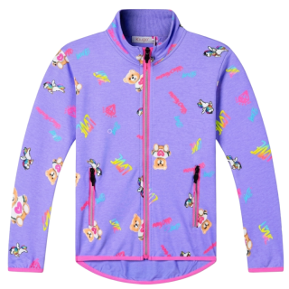 DÍVČÍ MIKINA fialová Kugo HM0731