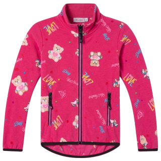 DÍVČÍ MIKINA růžová Kugo HM0731