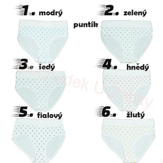 DÁMSKÉ KALHOTKY Annifen bílé s puntíkem CZ8025