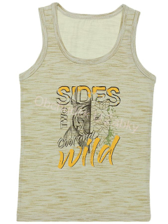 Chlapecký nátělník béžový Evona