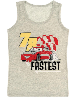 Chlapecký nátělník sv.šedý Evona