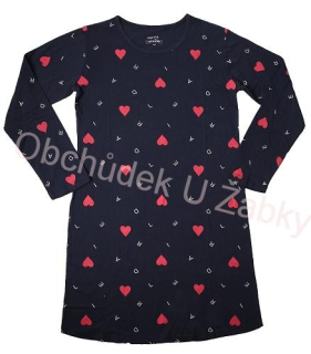 DÍVČÍ NOČNÍ KOŠILE tm.modrá Wolf S2382