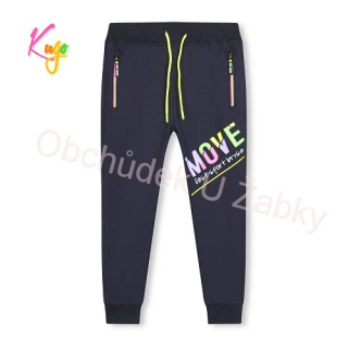 Dívčí tepláky tm.modré Kugo TM7229