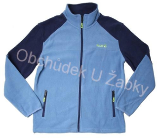CHLAPECKÁ FLEESOVÁ MIKINA modrá Wolf B2345