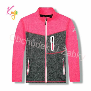 DÍVČÍ MIKINA šedá/růžová Kugo FH9603