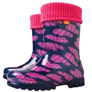 DÍVČÍ HOLÍNKY ZATEPLENÉ Demar Lux Print srdce