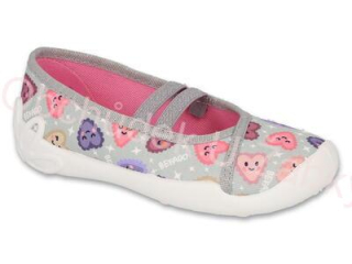 DÍVČÍ BALERÍNY, DÍVČÍ BAČKORY šedé Befado 116x319