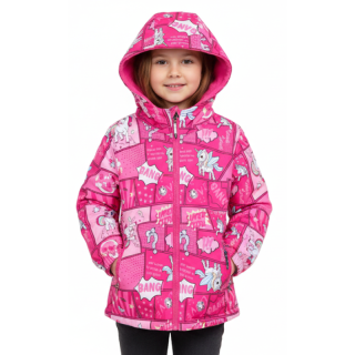 DÍVČÍ TEPLEJŠÍ BUNDA růžová Kugo KB2336