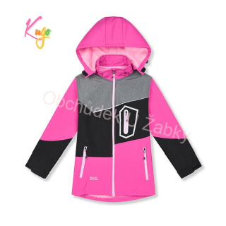Dívčí SOFTSHELLOVÁ BUNDA růžová Kugo HK5605