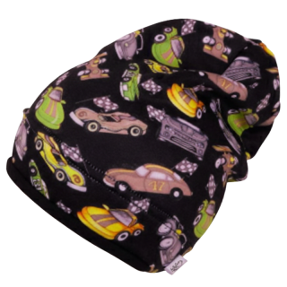 Chlapecká přechodová podzimní/jarní/zimní čepice černá Rockino 5672