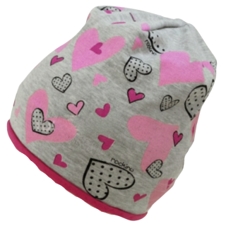 Rockino 5442 Dívčí podzimní/jarní čepice šedá