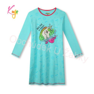 DÍVČÍ NOČNÍ KOŠILE tyrkysová Kugo MN3774