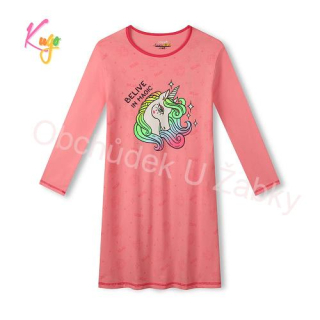 DÍVČÍ NOČNÍ KOŠILE lososová Kugo MN3774