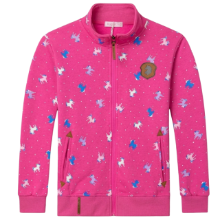 DÍVČÍ TEPLEJŠÍ MIKINA růžová Kugo GM8665