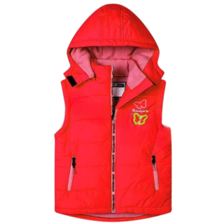 DÍVČÍ teplá VESTA fosf.oranžová Kugo PB3887