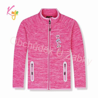 Dívčí FLEESOVÁ MIKINA růžová  FM9709