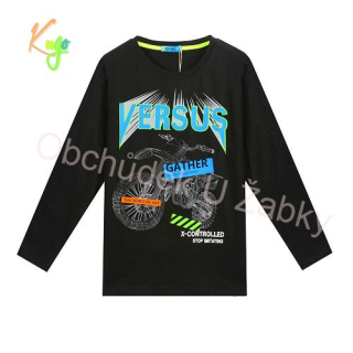 CHLAPECKÉ TRIČKO černé Kugo HC0647