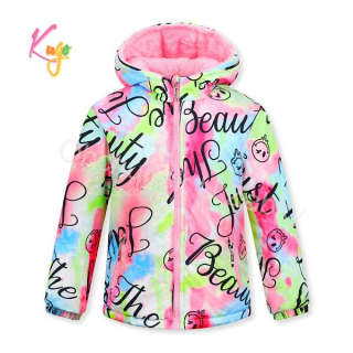 DÍVČÍ ZIMNÍ BUNDA růžová Kugo KB2341