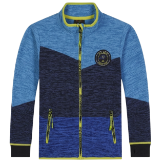 CHLAPECKÁ FLEESOVÁ MIKINA modrá FM9710