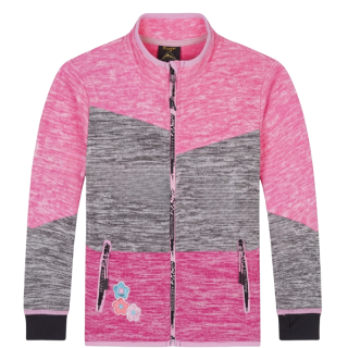 Dívčí FLEESOVÁ MIKINA růžová FM9710