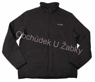 Pánská outdoorová mikina Wolf melír šedá B2355