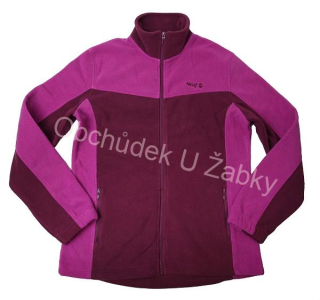Dámská fleesová mikina vínová/fuchsiová Wolf B2352