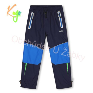 DĚTSKÉ ZATEPLENÉ KALHOTY švestkově modrá Kugo DK7132