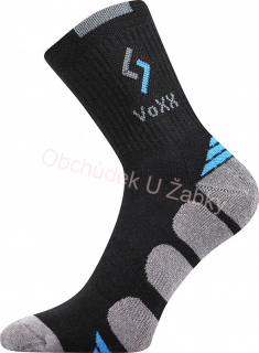 Pánské sportovní froté ponožky Tronic černé Fuski Boma Voxx