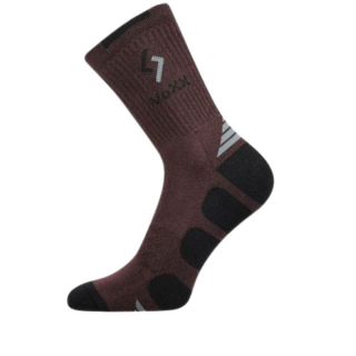 Pánské sportovní froté ponožky Tronic hnědé Fuski Boma Voxx