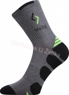 Pánské sportovní froté ponožky Tronic tm.šedé Fuski Boma Voxx
